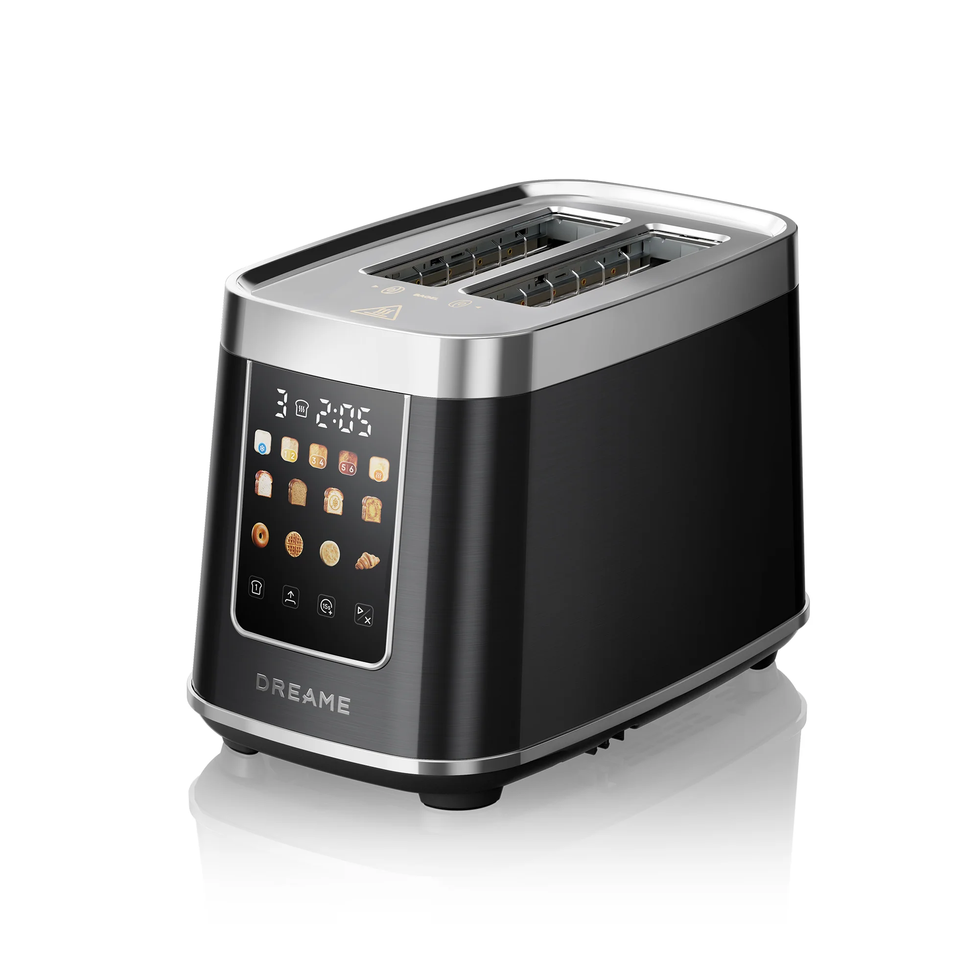 Grille-pain intelligent ToastControl™ Noir