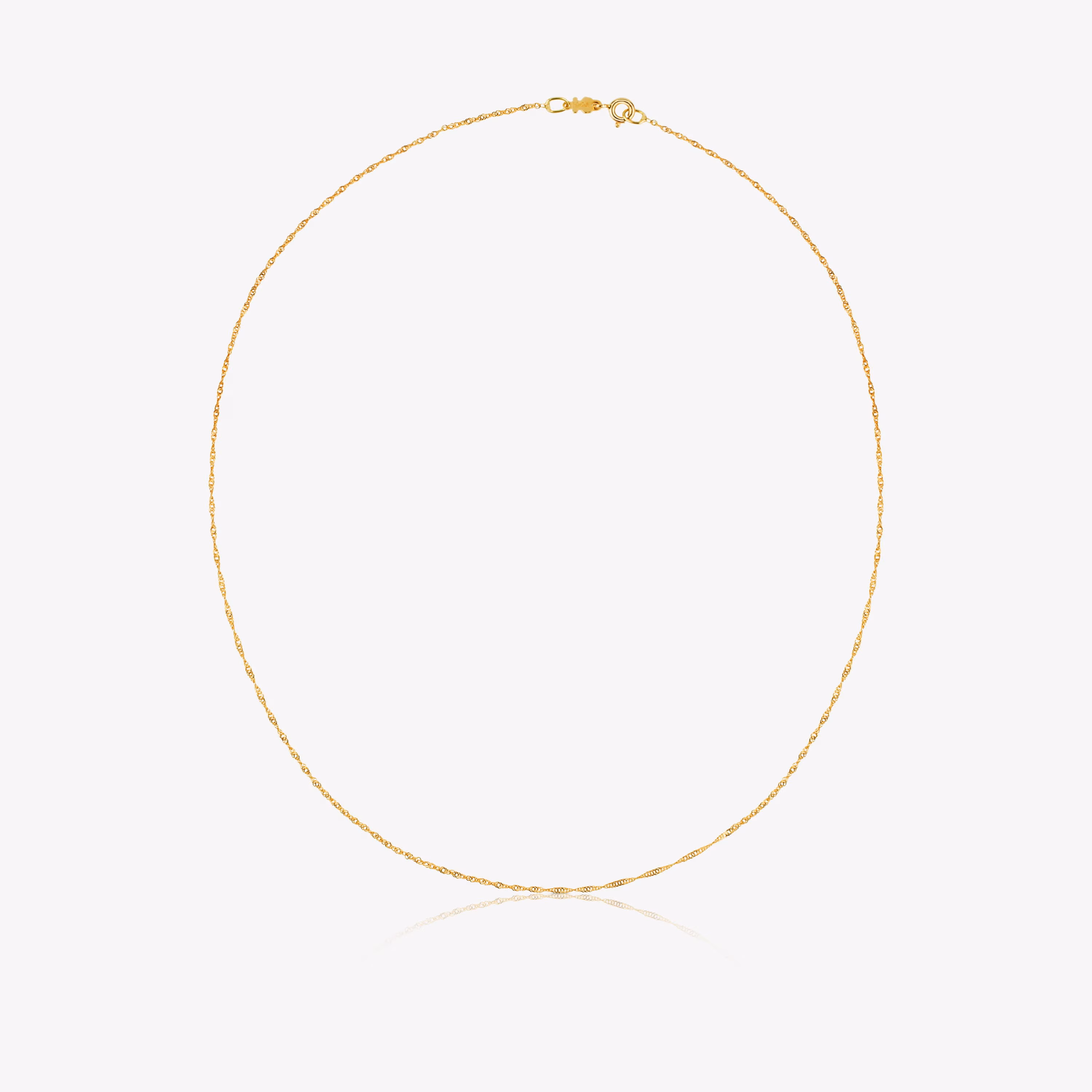Gargantilla de oro en espiral, 45 cm TOUS Chain