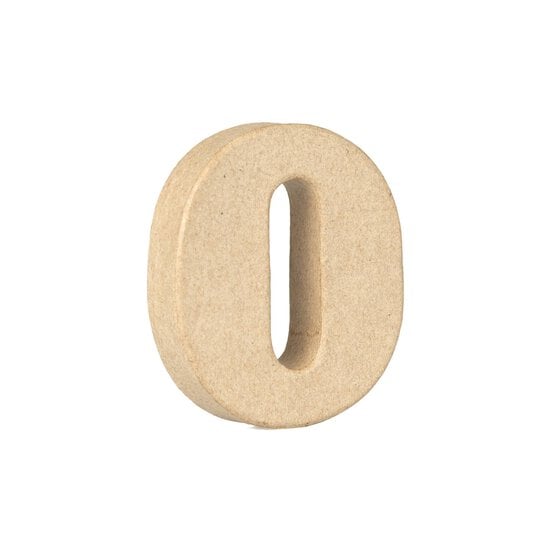 Lowercase Mini Mache Letter O
