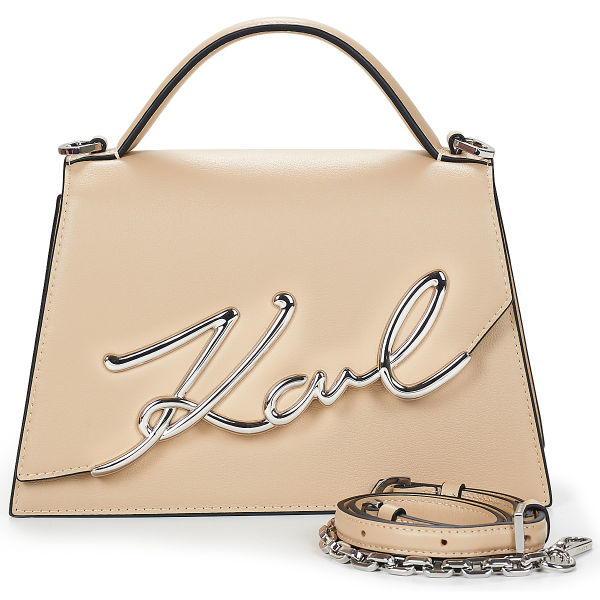 Karl Lagerfeld - K/SIGNATURE 2.0 MD CROSSBODY - Beige