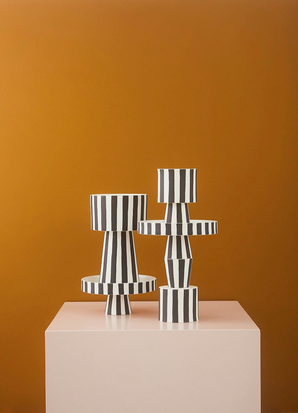 TOPPU - Pot blanc 100% grès Ø10xH15cm