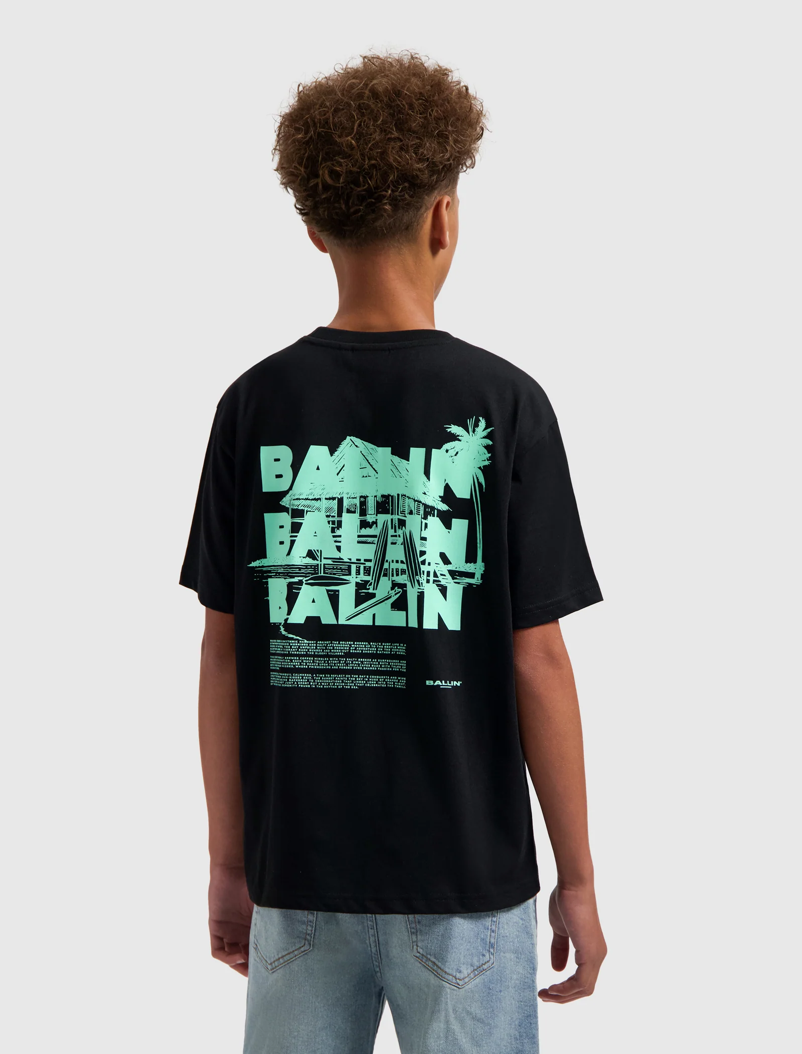 Junior Surfers Paradise House T-shirt | Black