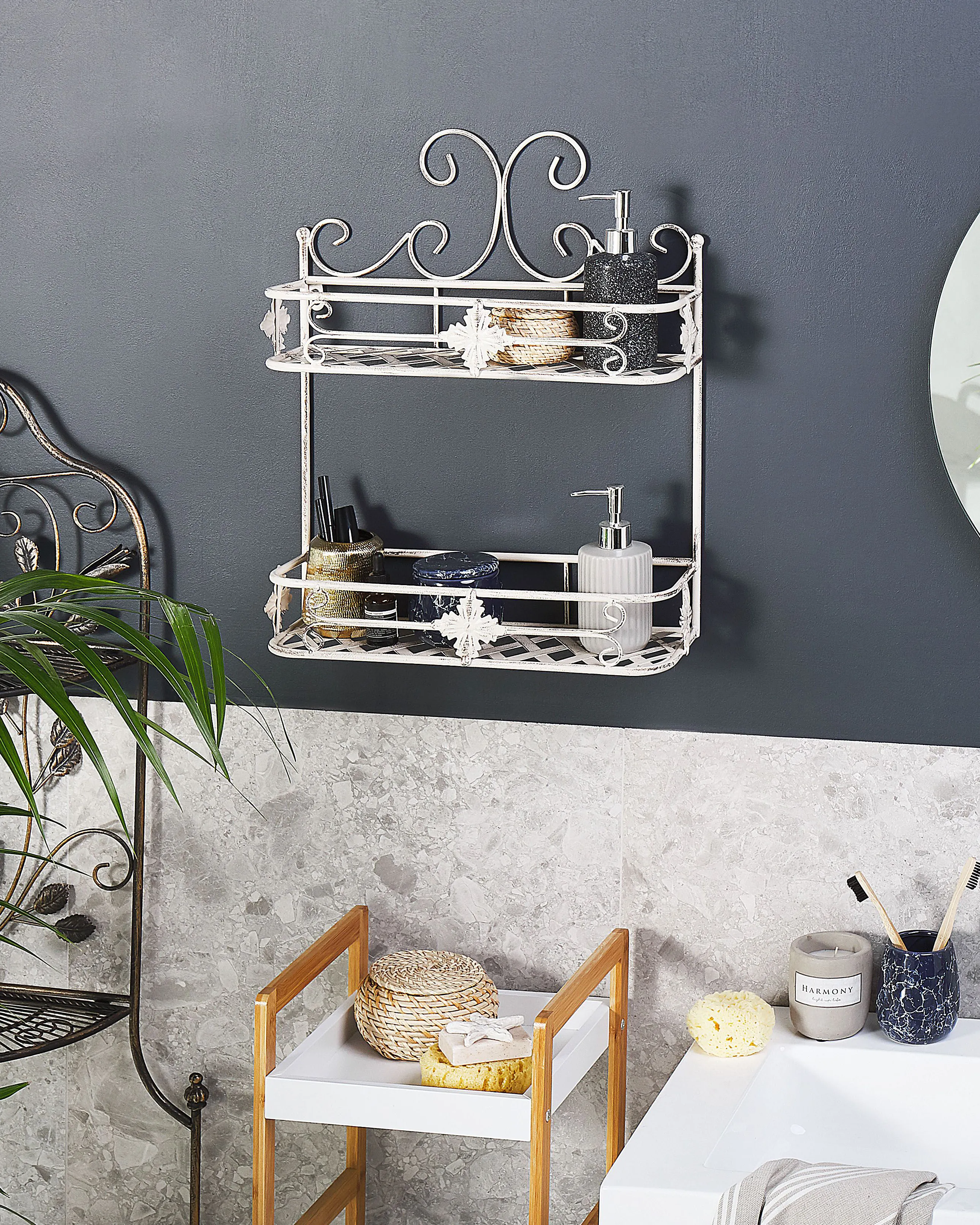 Wall Shelf MARAYES Metal White