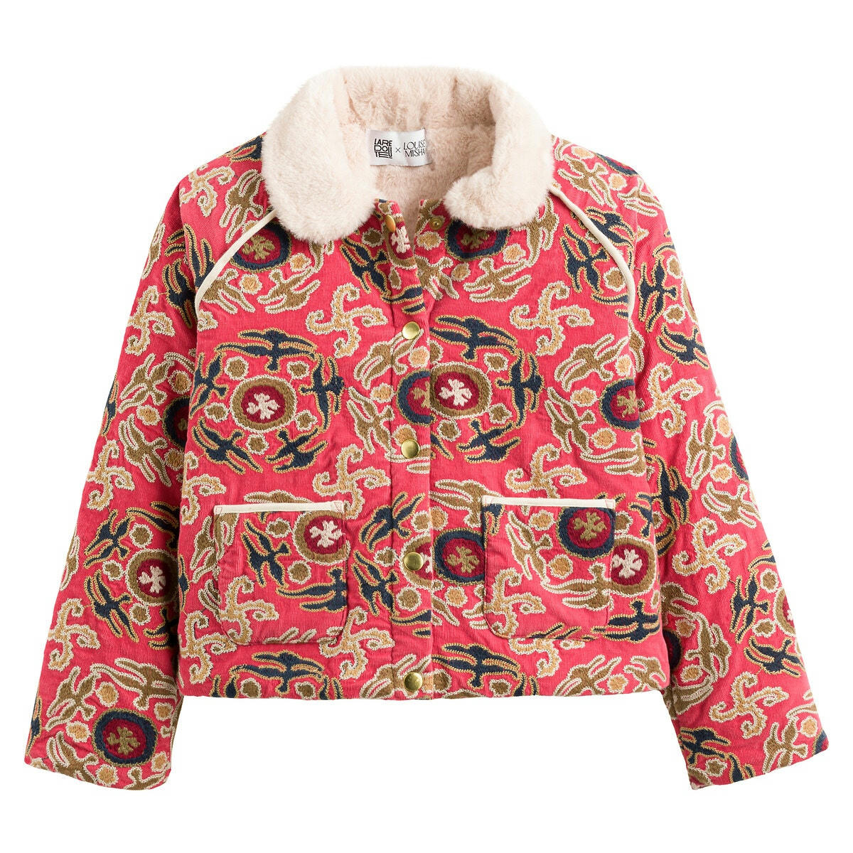 Veste en velours brodé