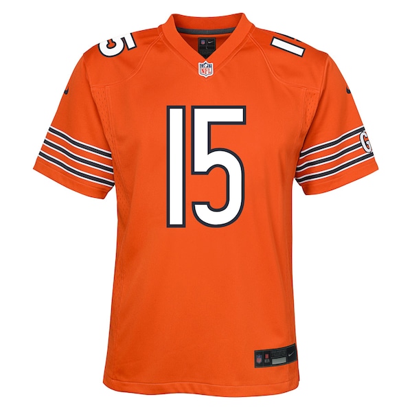 Rome Odunze Chicago Bears Nike Youth Alternate Game Jersey - Orange