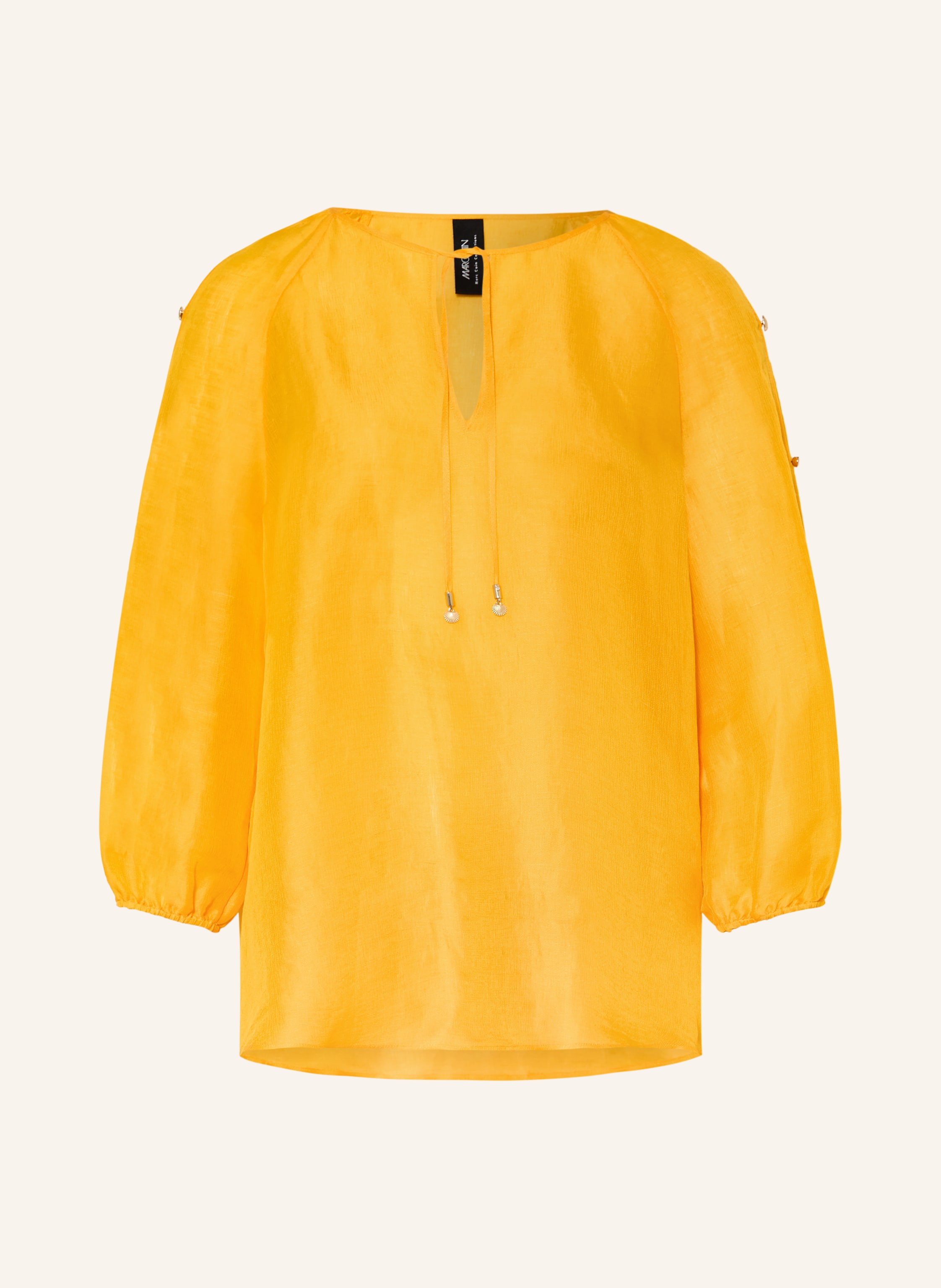 MARC CAIN Blusenshirt mit Leinen und Seide