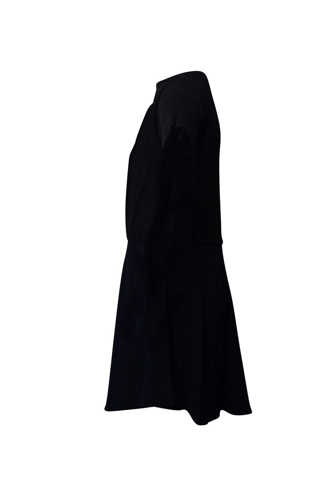 Balenciaga Preloved Vintage Knit Dress in Navy Blue Rayon