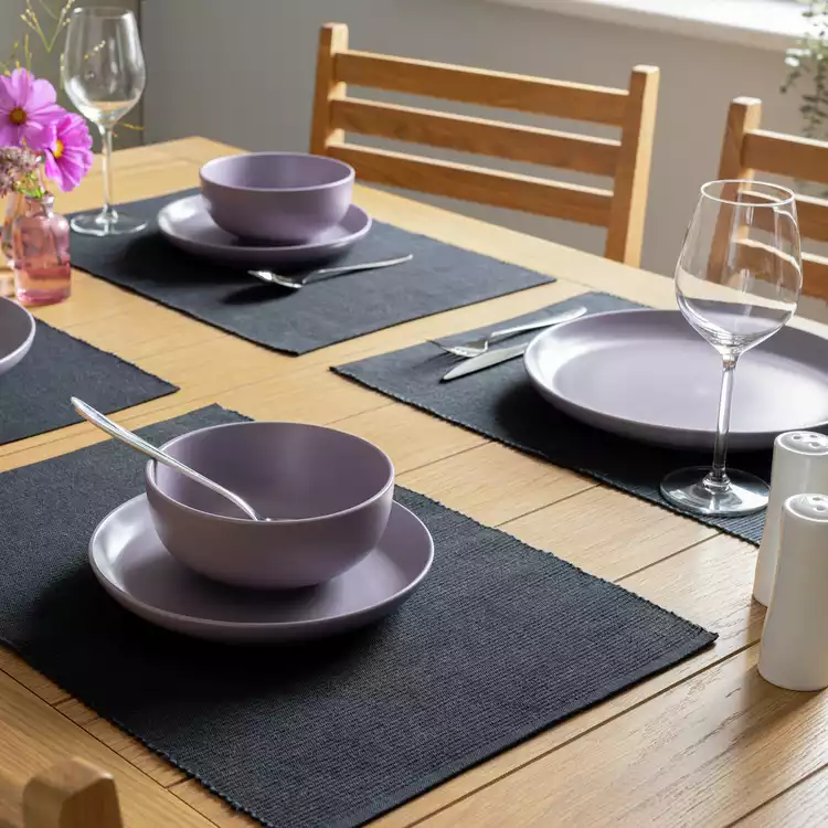 Habitat Ribbed Set of 4 Placemats