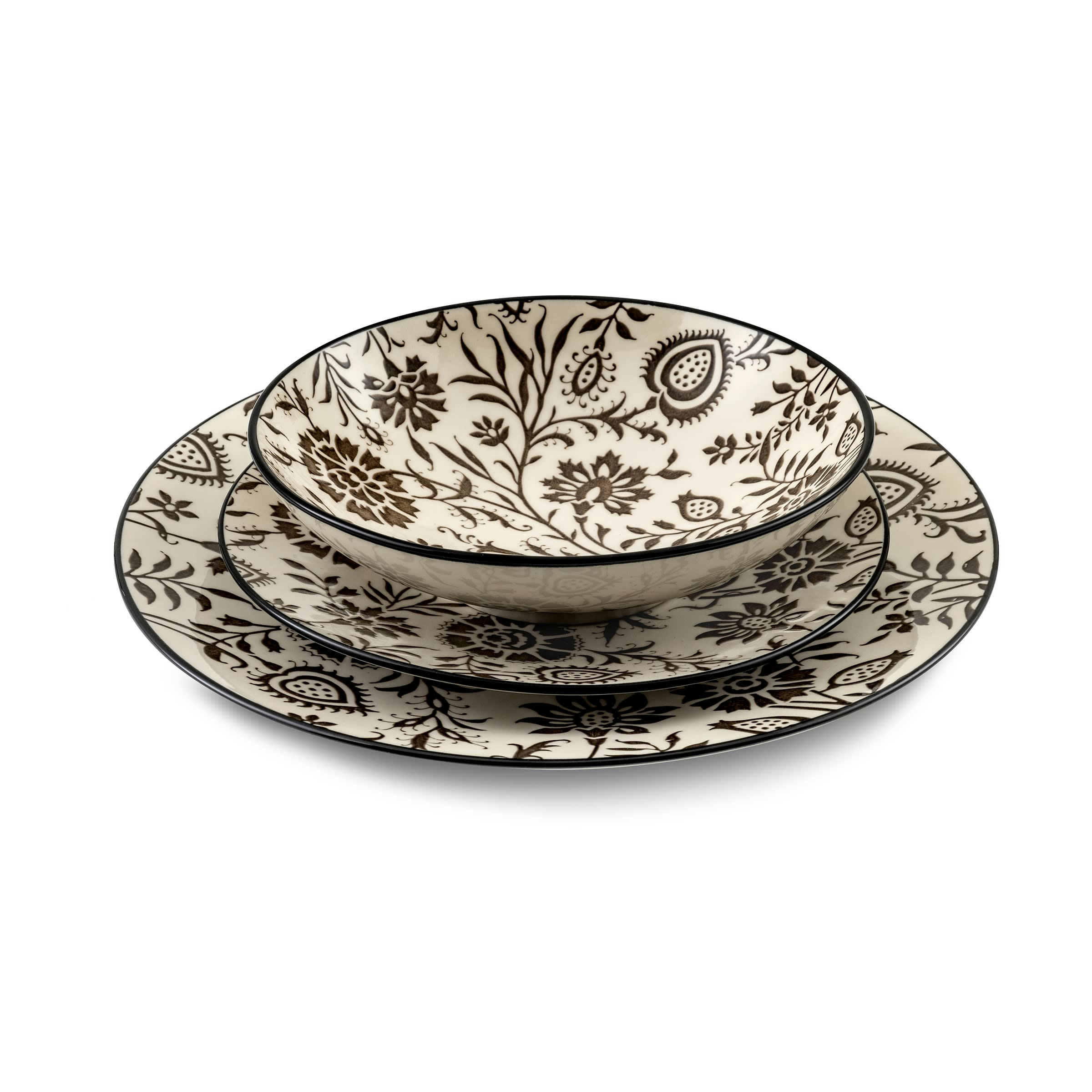 MUMBAI - Service vaisselle en Grès Gris