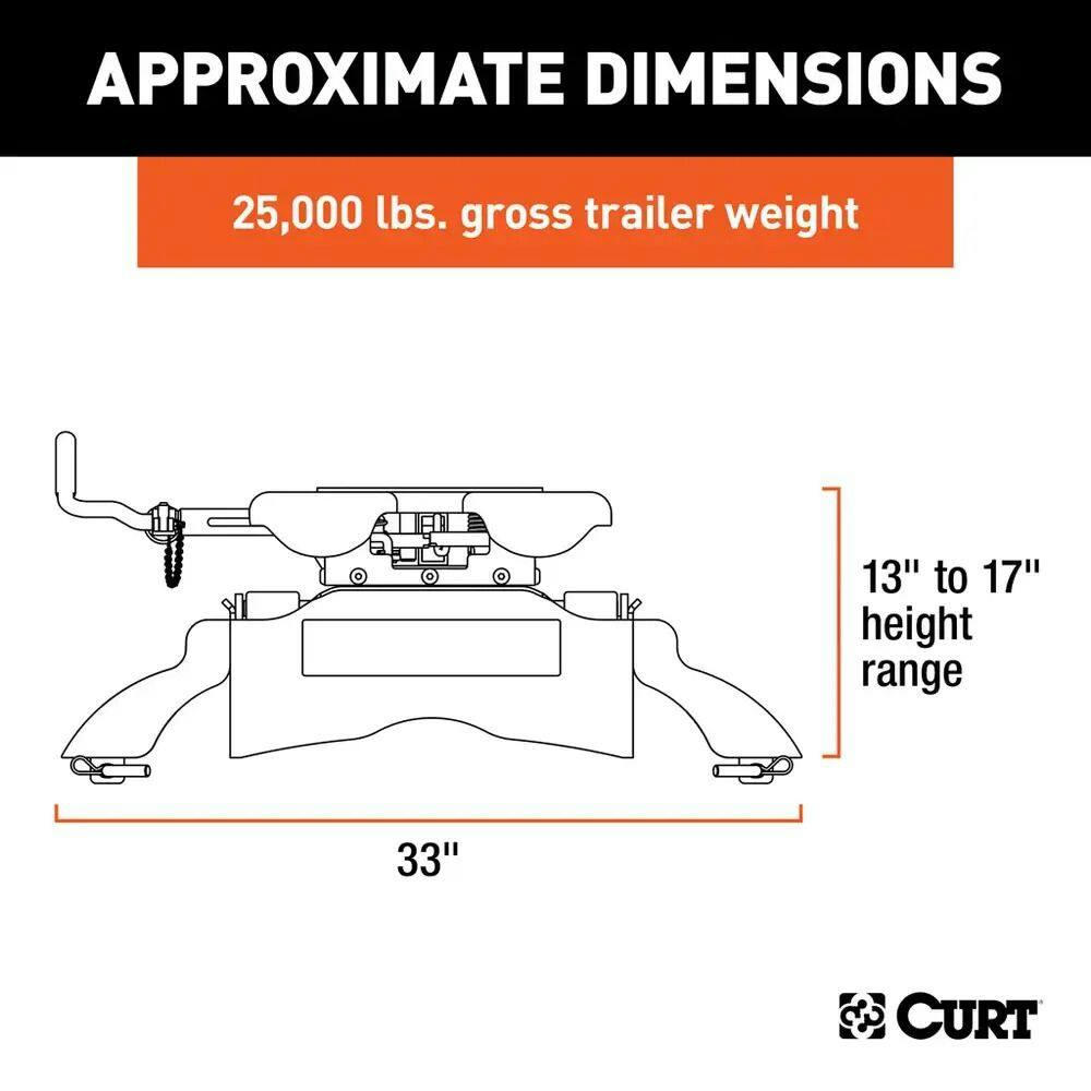 CURT Q25 5th Wheel Hitch