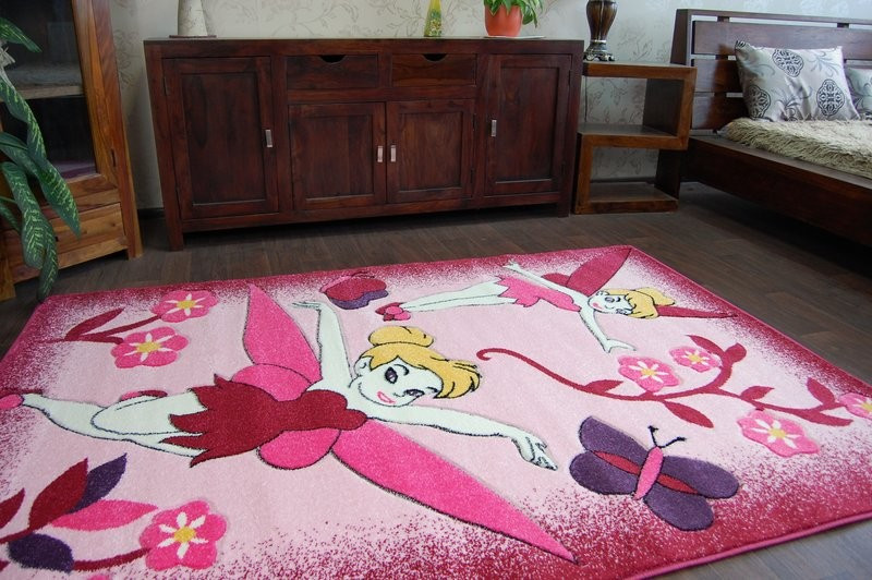 Dywan dziecięcy HAPPY C224 różowy Wróżka 240x330 cm