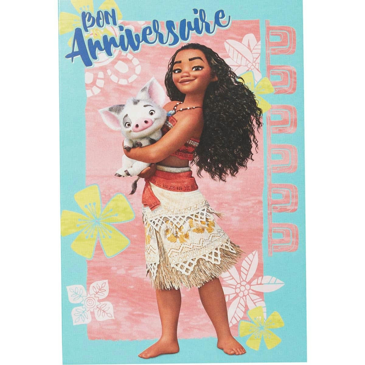 - Carte Anniversaire Disney Vaiana Et Pua