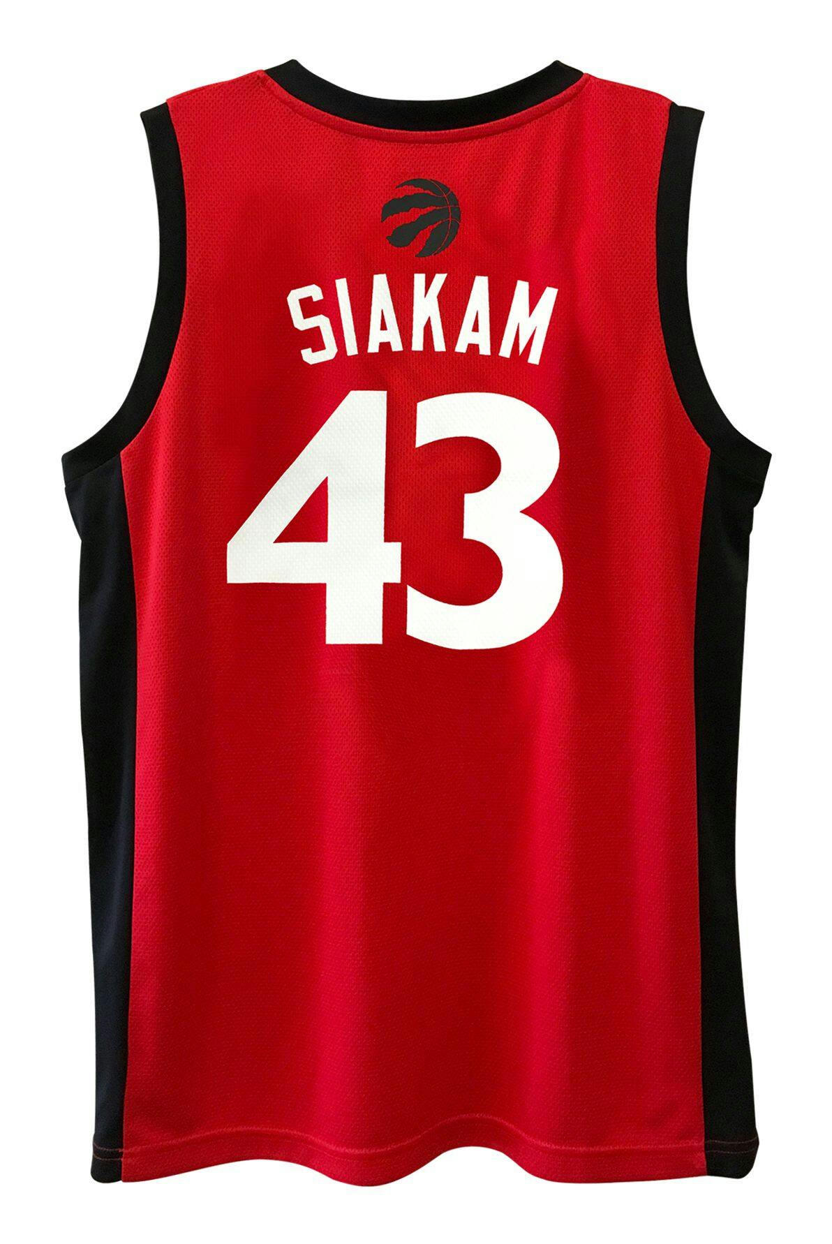 NBA Toronto Raptors Pascal Siakam Youth Kids' Replica Basketball Jersey, Red/Black, Assorted Sizes