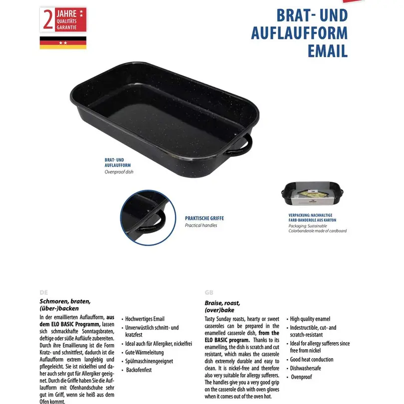 Auflaufform Basic