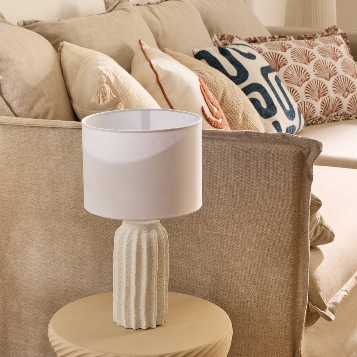 Lamp "Fernan" White, H.36.5 cm