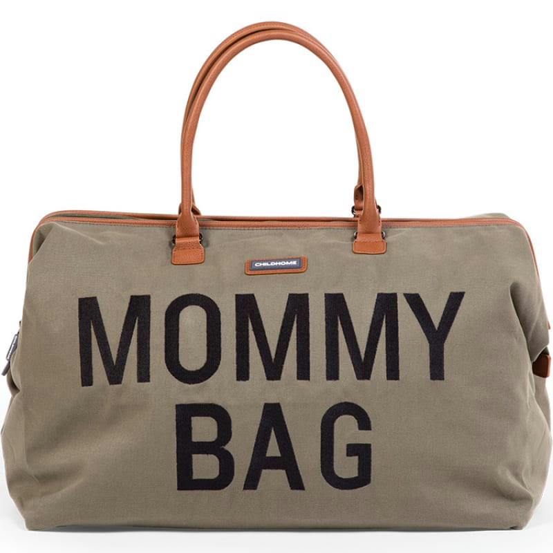 - Sac à langer à anses Mommy bag matelassé kaki