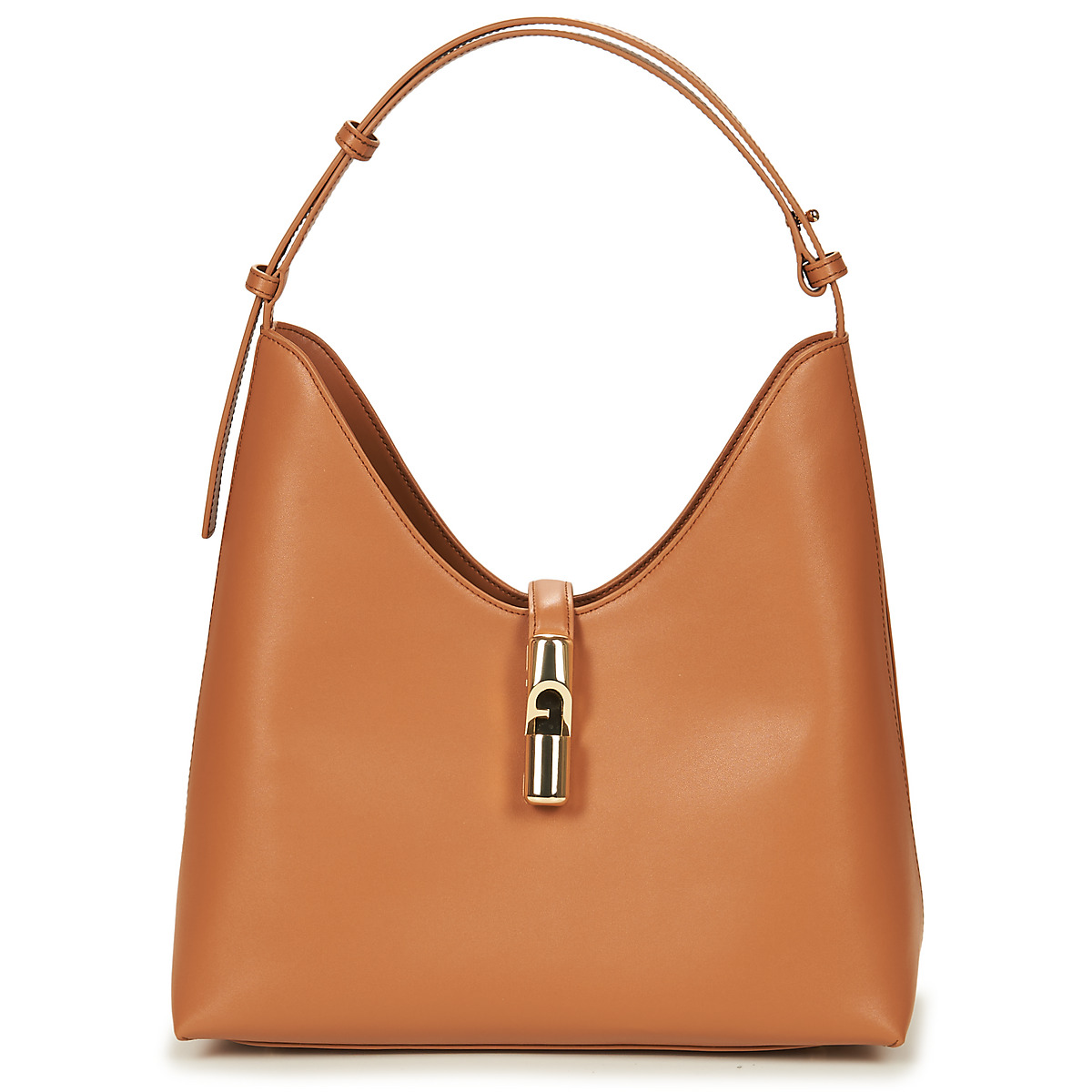 Furla - FURLA GOCCIA M HOBO - Cognac