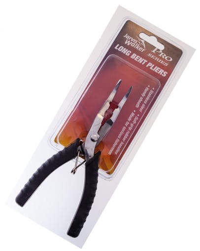 Jarvis Walker Stainless Steel 6 Inch Long Bent Nose Fishing Pliers with Sheath