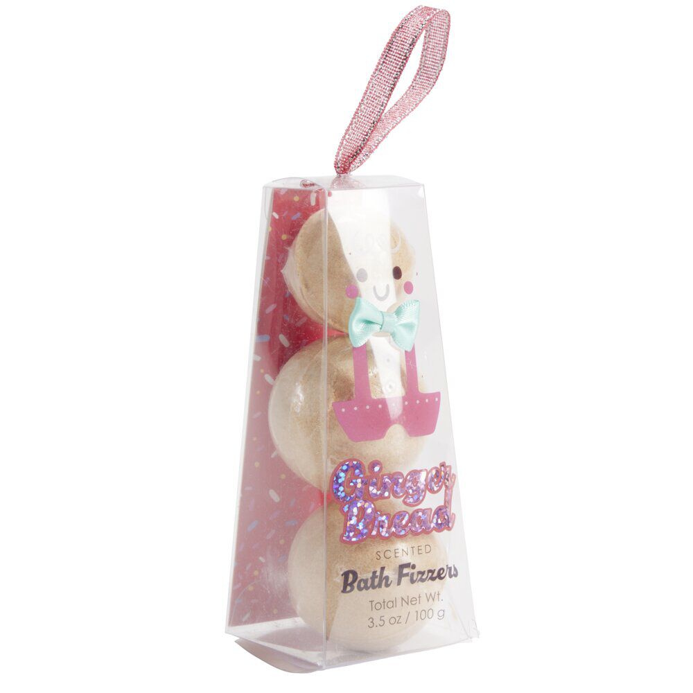 Bombe de bain empilée forme pain d'épices 3x100gr