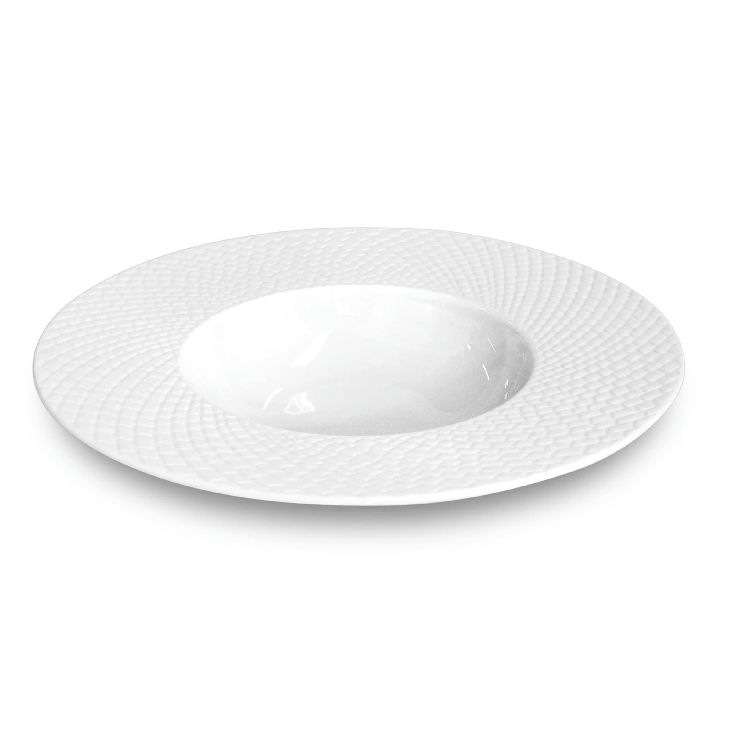 SHERANE - Assiette creuse en Porcelaine Blanc