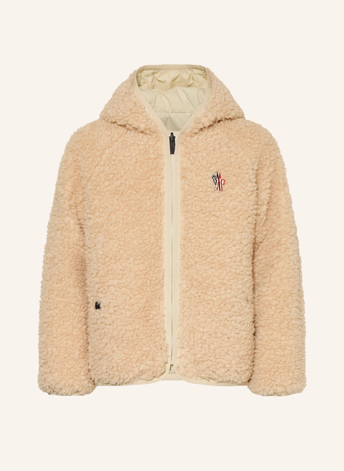 MONCLER enfant Teddyfell-Jacke