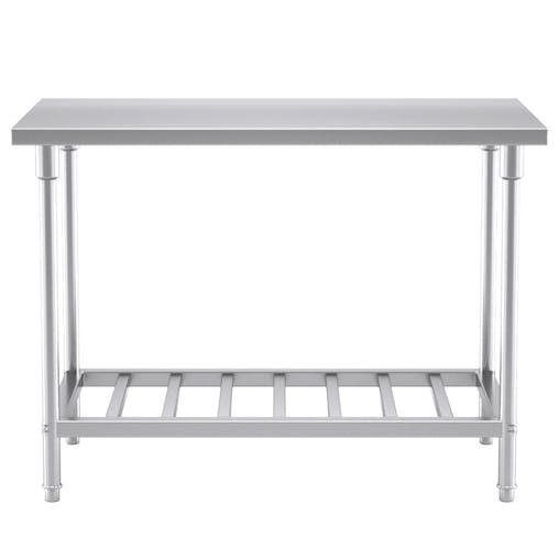 SOGA Commercial Catering Kitchen Stainless Steel Prep Work Bench Table 120*70*85cm