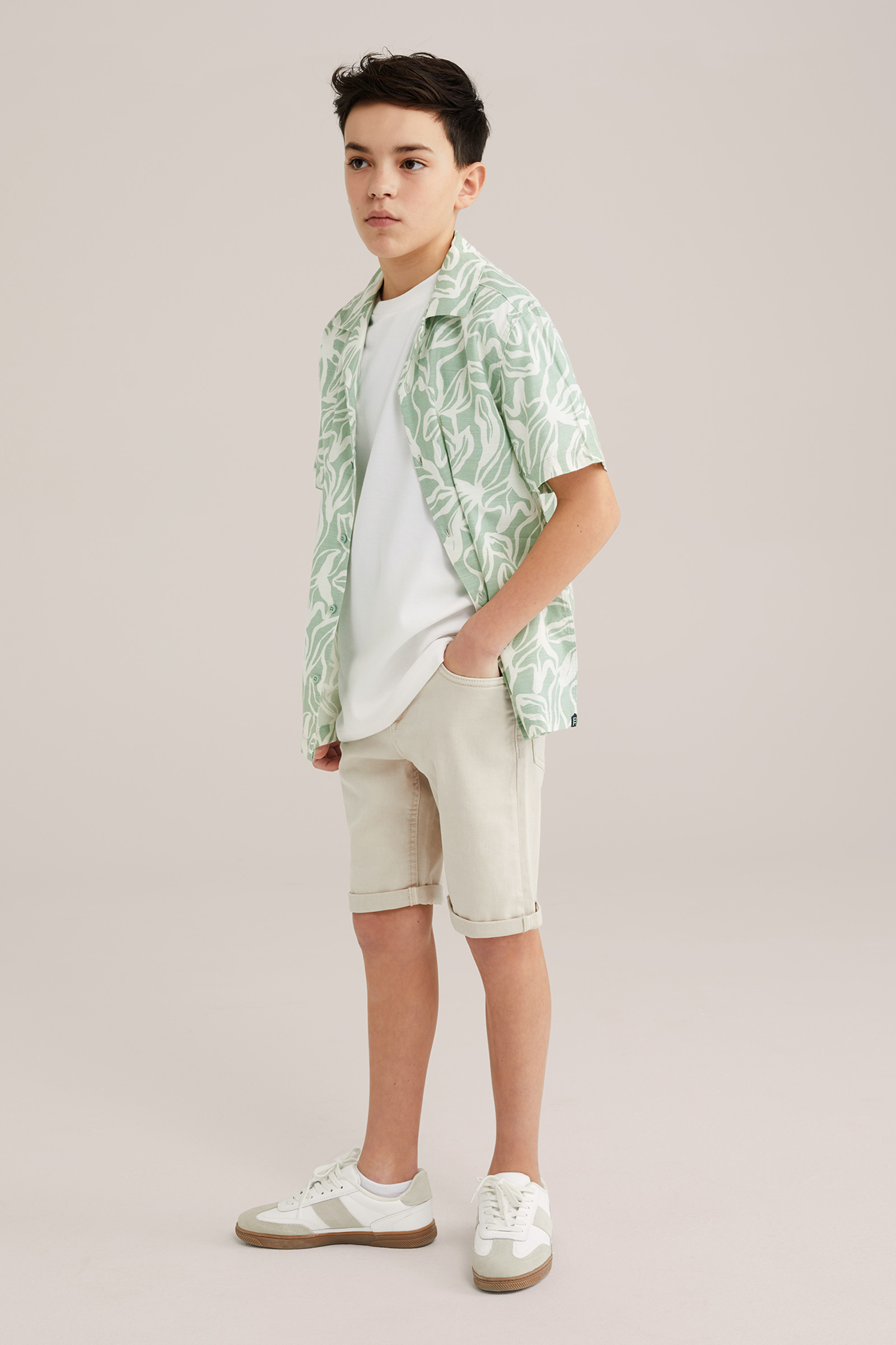 Jongens overhemd met print