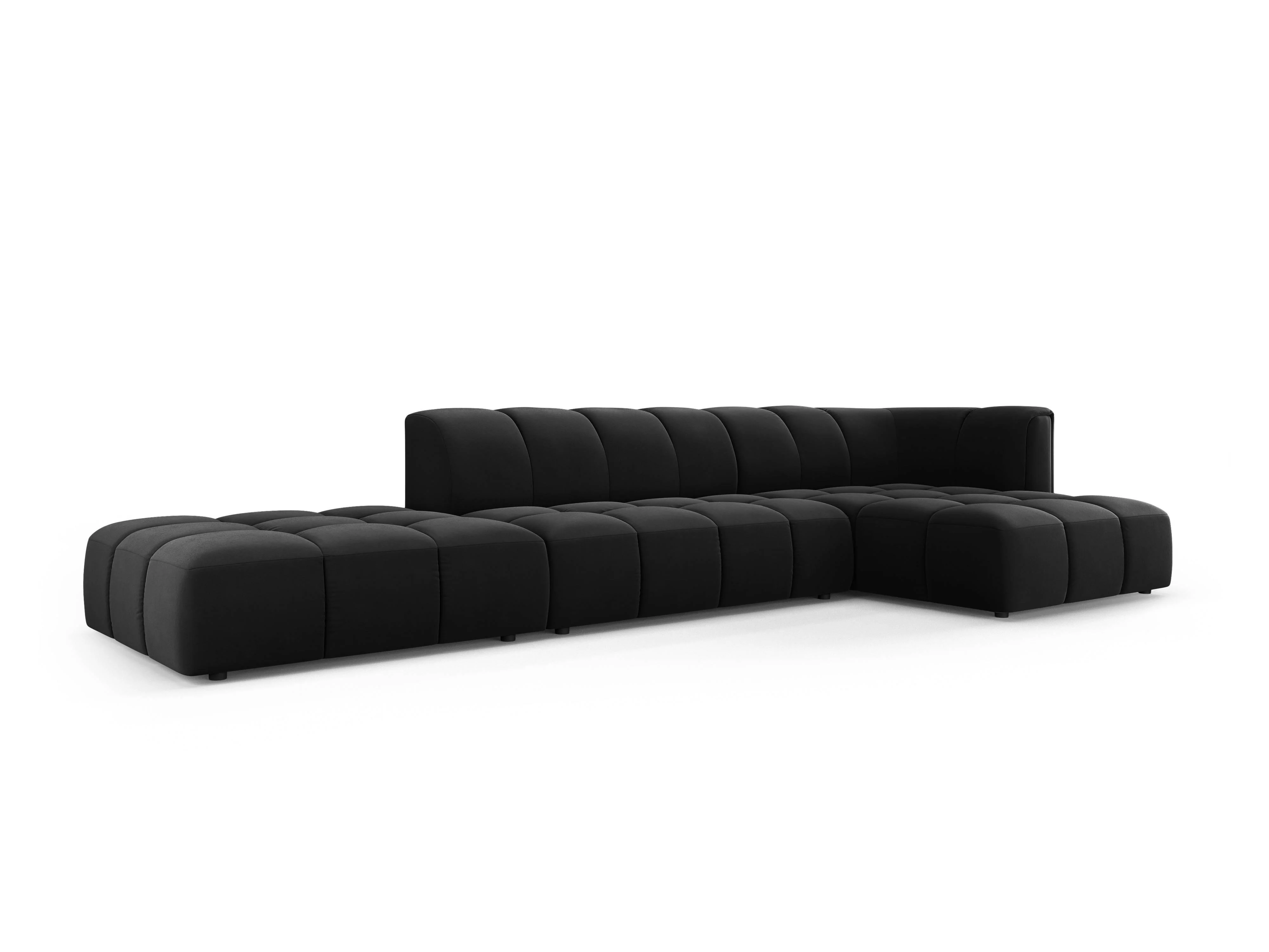Hoekbank Francesca velvet rechts 5-zits