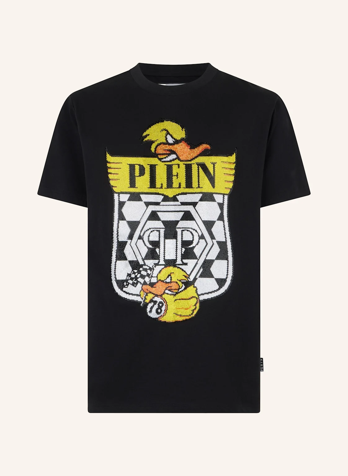 PHILIPP PLEIN Kurzarm-Rundhals-T-Shirt DUCK