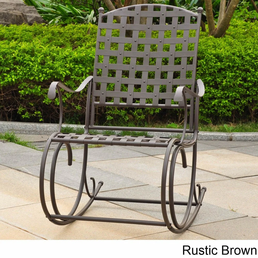 International Caravan Sante Fe Nailhead Rocker