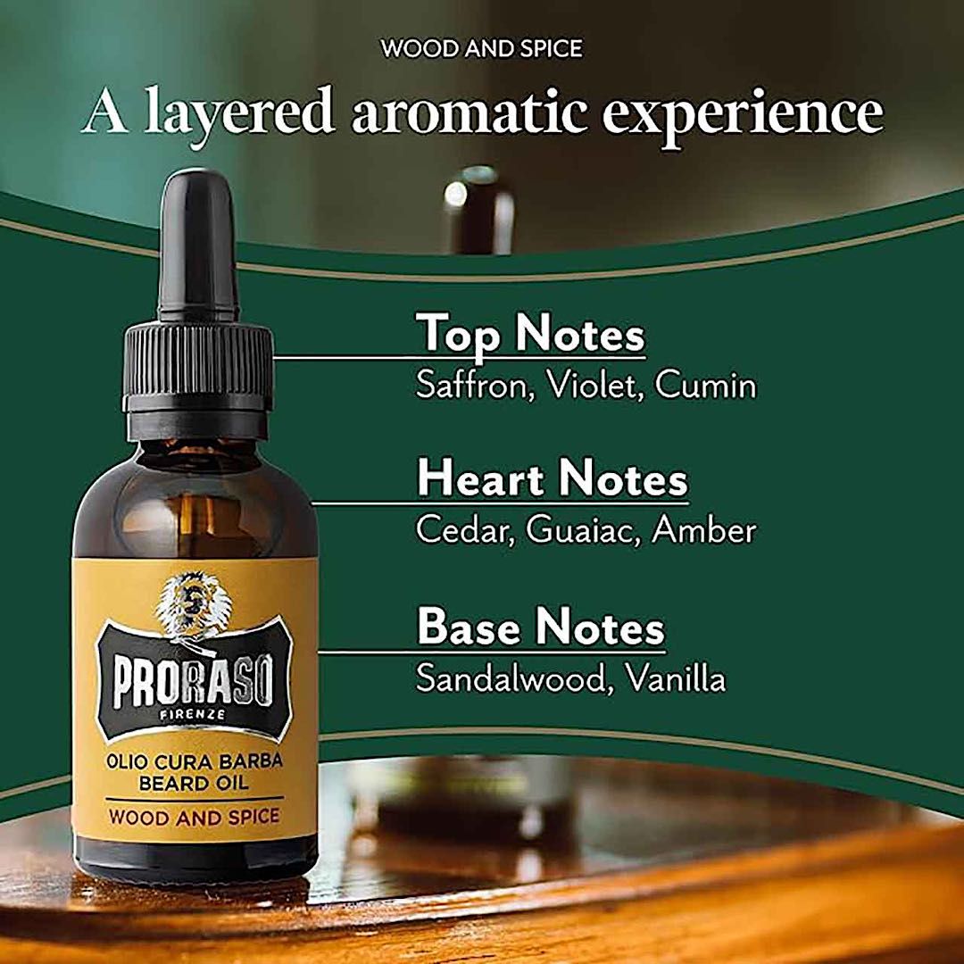Proraso Beard Oil 30ml Wood & Spice