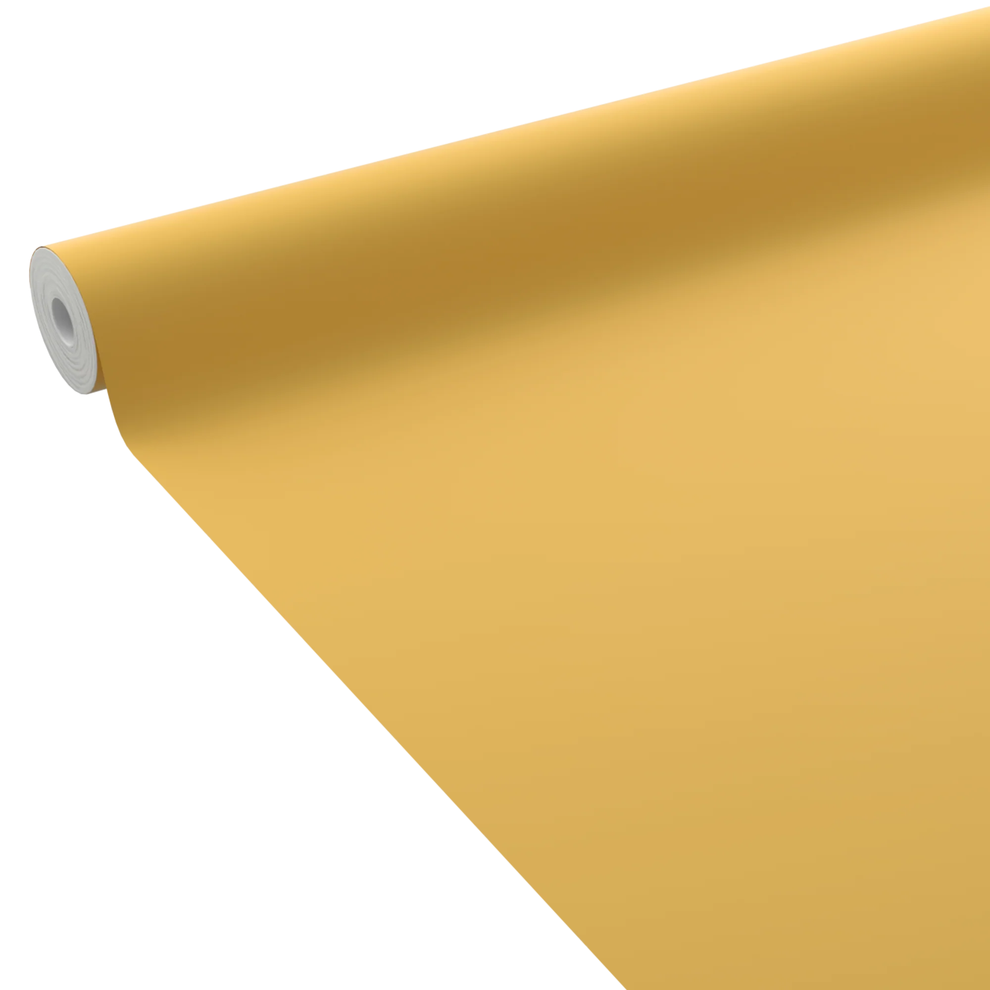 4MURS Papier peint intissé OPAL coloris jaune moutarde