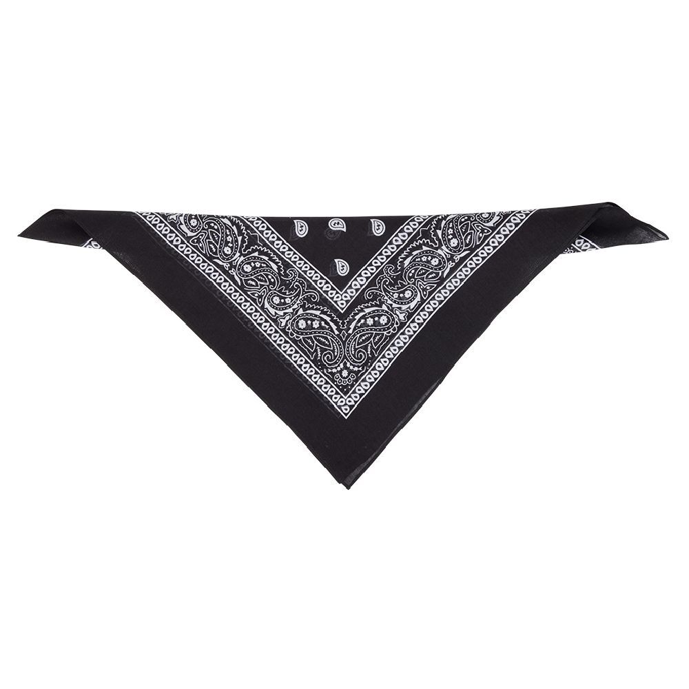 Bandana motif paisley coloré 100% coton 53x53cm