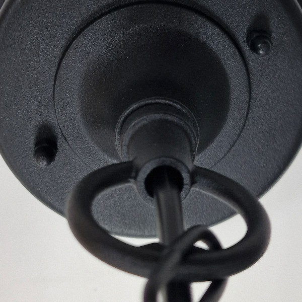 Lampa sufitowa zewnętrzna Parish czarna 1 x E27 x 60W IP44 Elstead