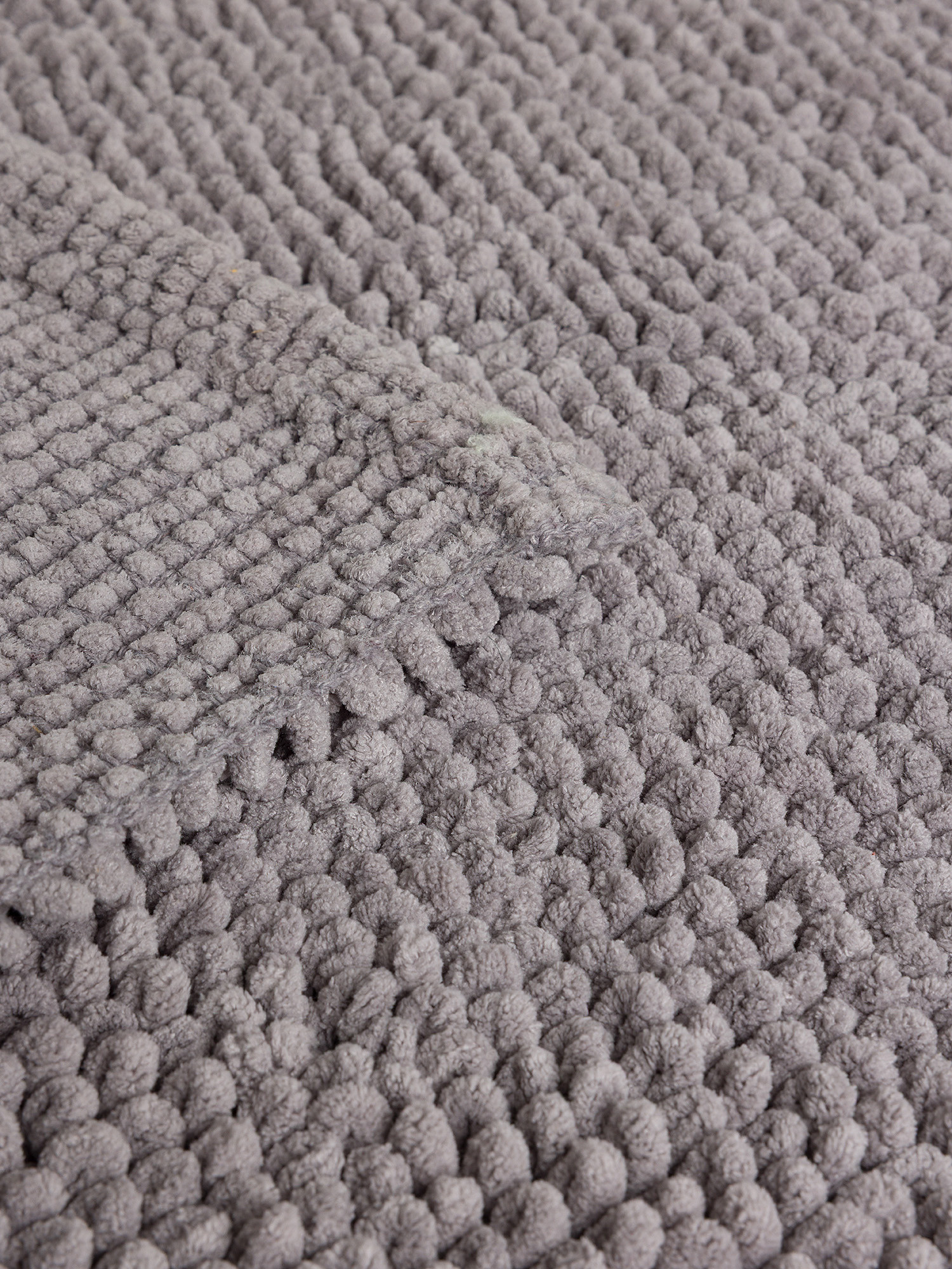 Tappeto bagno shaggy in ciniglia