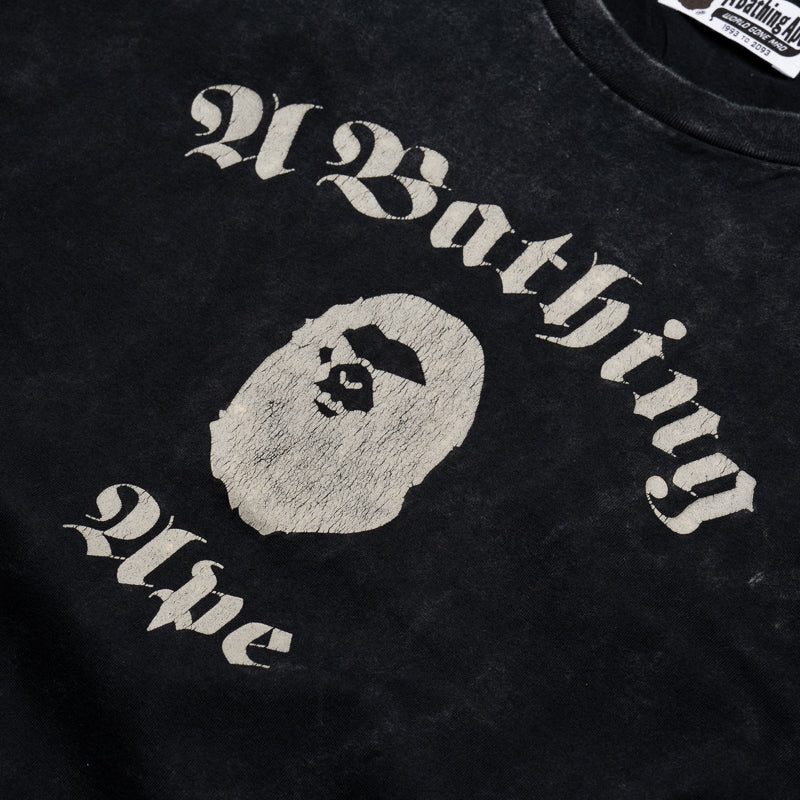 A Bathing Ape Overdye Tee - Black