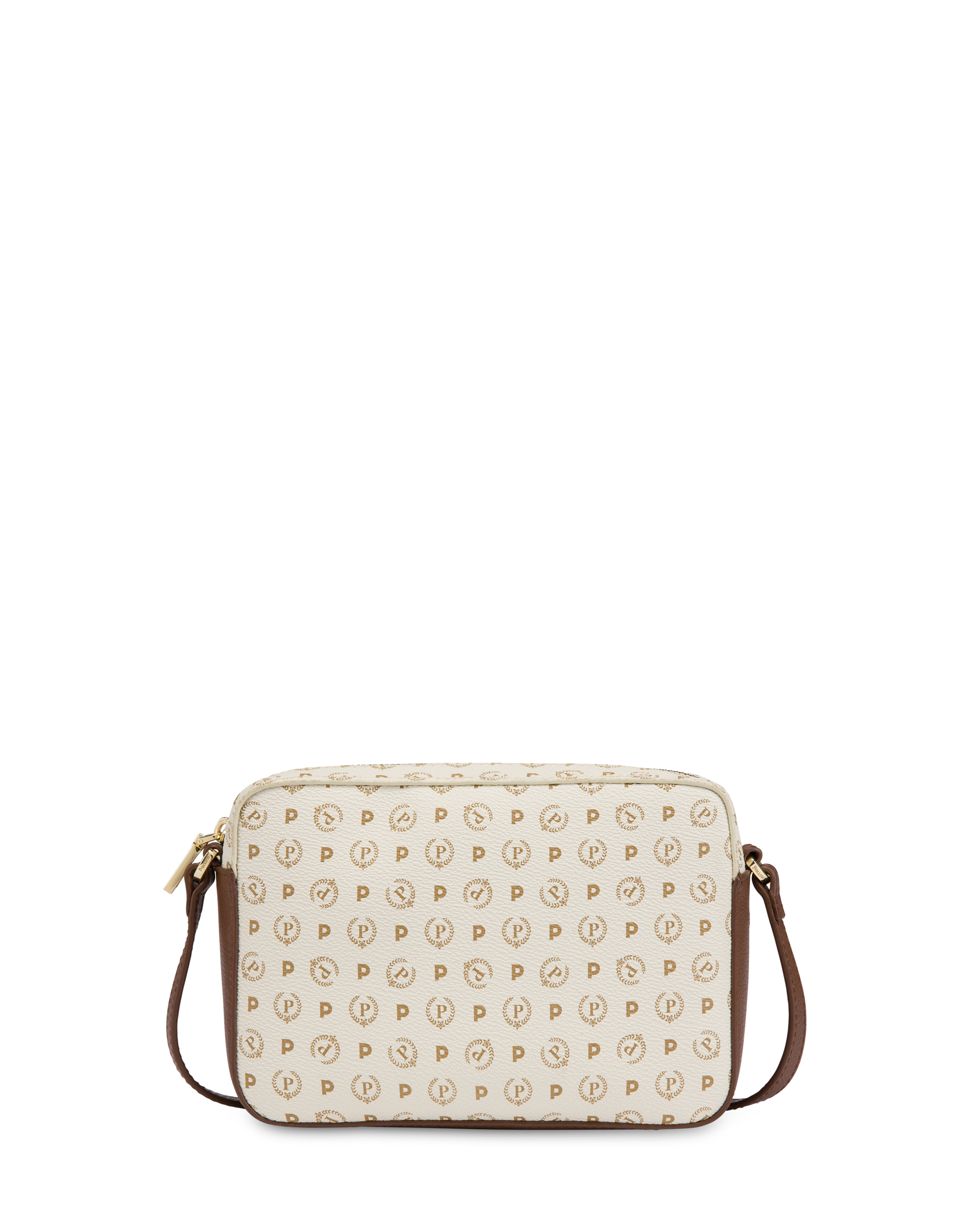 Borsa A Tracolla Heritage Logo Classic Avorio/marrone
