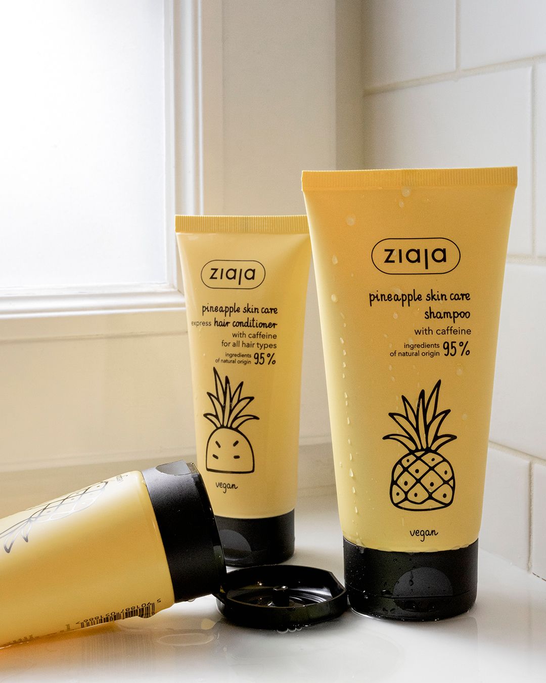 Ziaja Pineapple Hair Conditioner With Caffeine 100ml