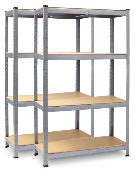 Regał magazynowy metalowy Plonos 174x80x40cm, 2 szt.