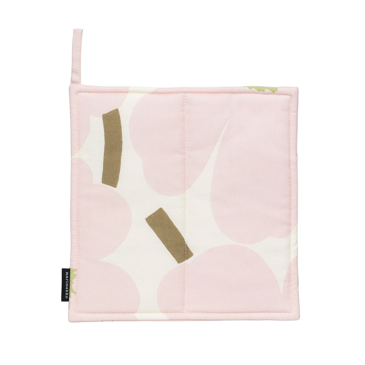 Marimekko - Pieni Unikko Topflappen, off white / pink, / pear / sand