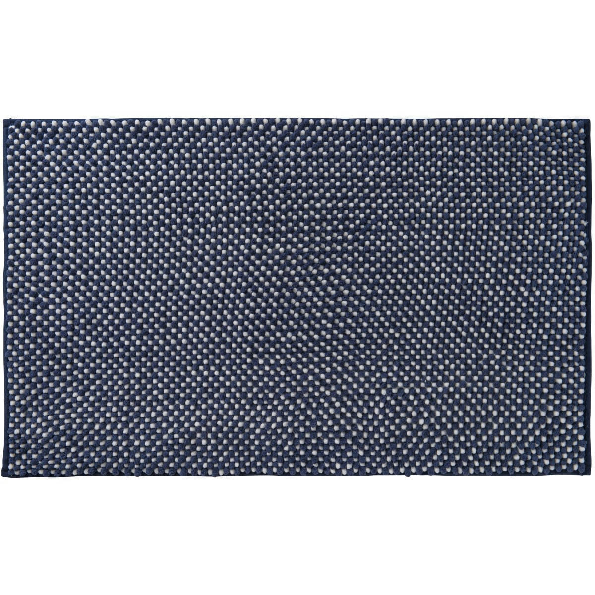 AQUA POOL - Tapis de bain en polyester uni bleu 50x80cm