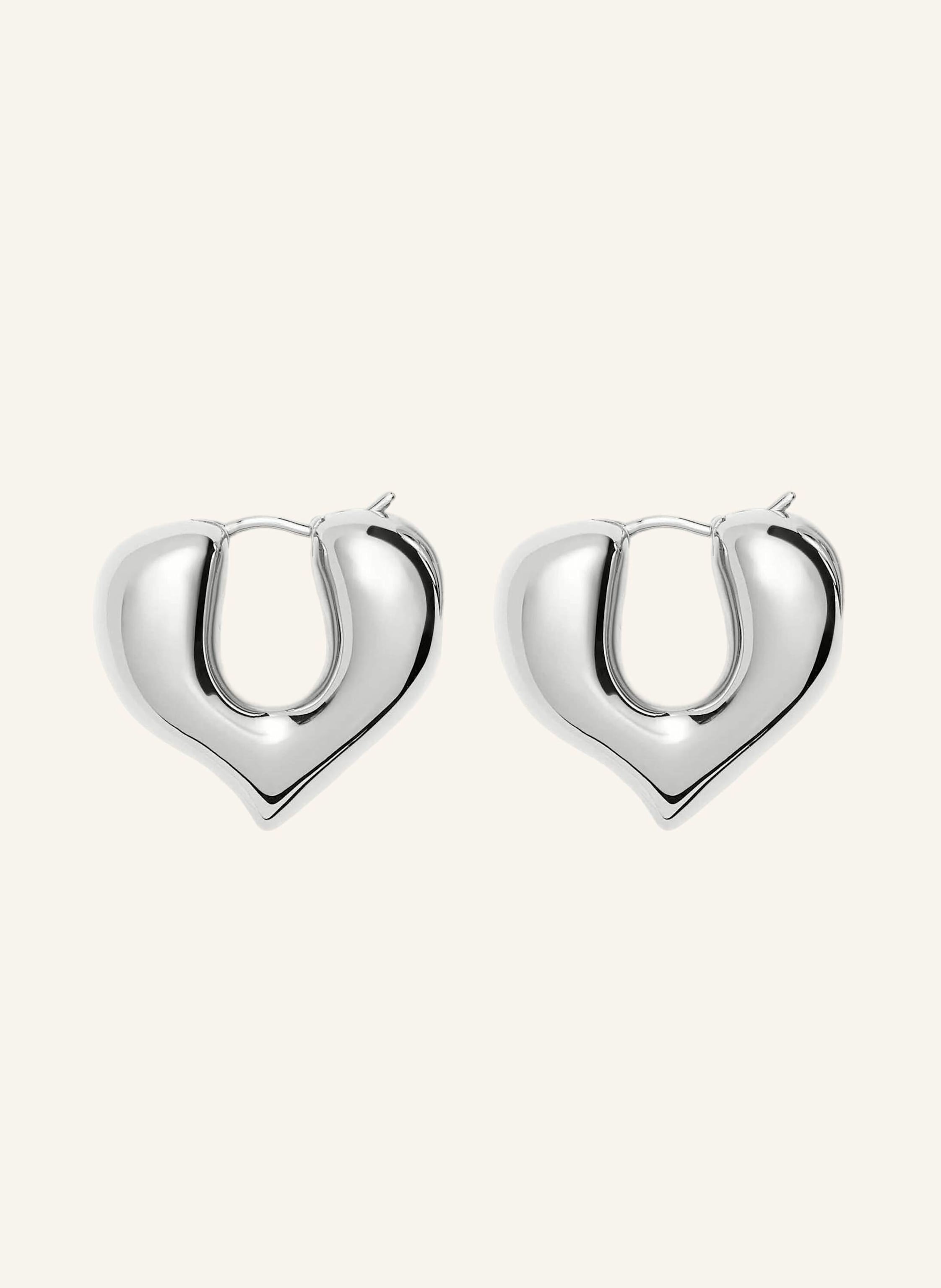 MISSOMA Creolen MOLTEN HEART MEDIUM HOOP EARRINGS by GLAMBOU