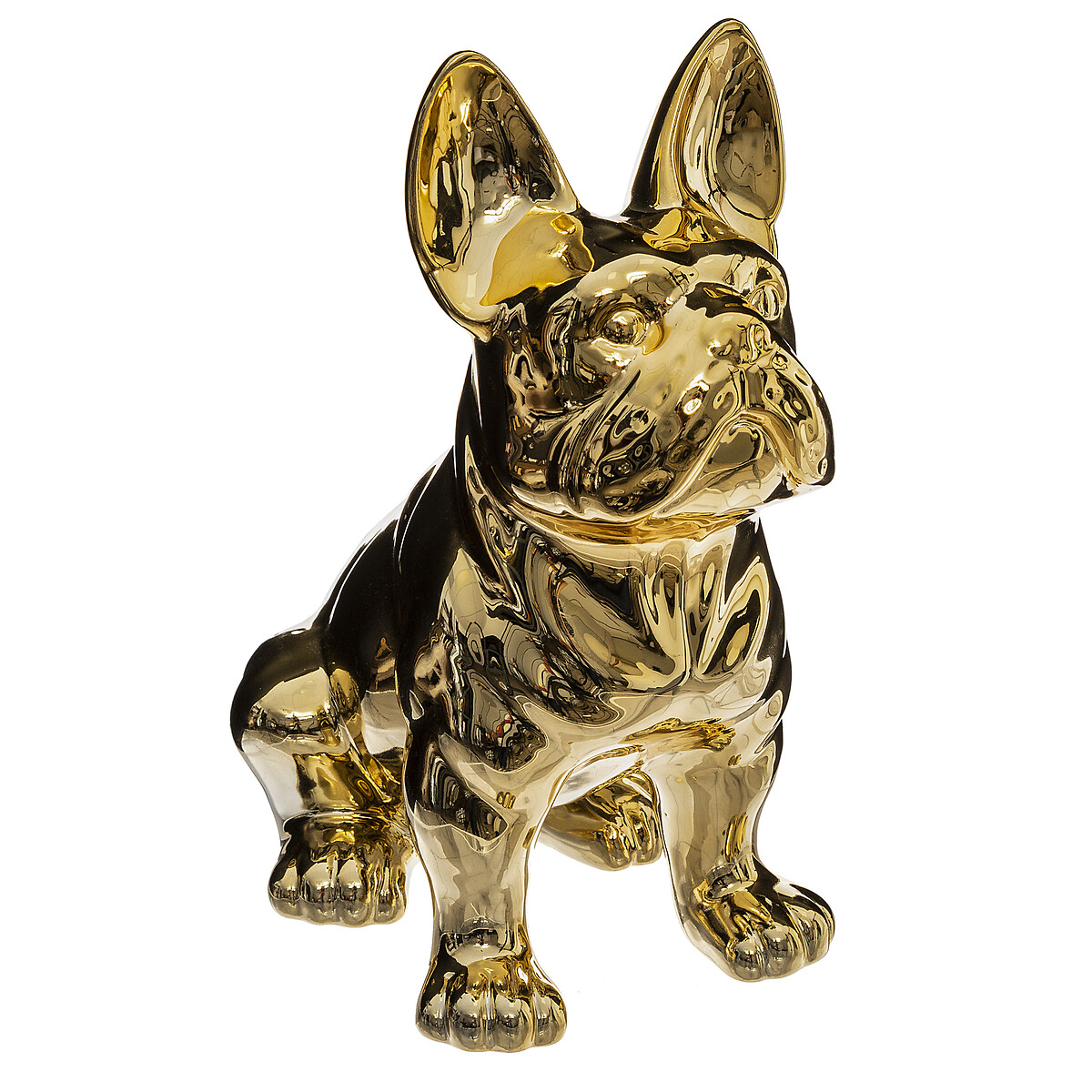Cão decorativo dourado