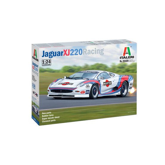 Italeri Jaguar XJ 220 Racing Car Model Kit 1:24
