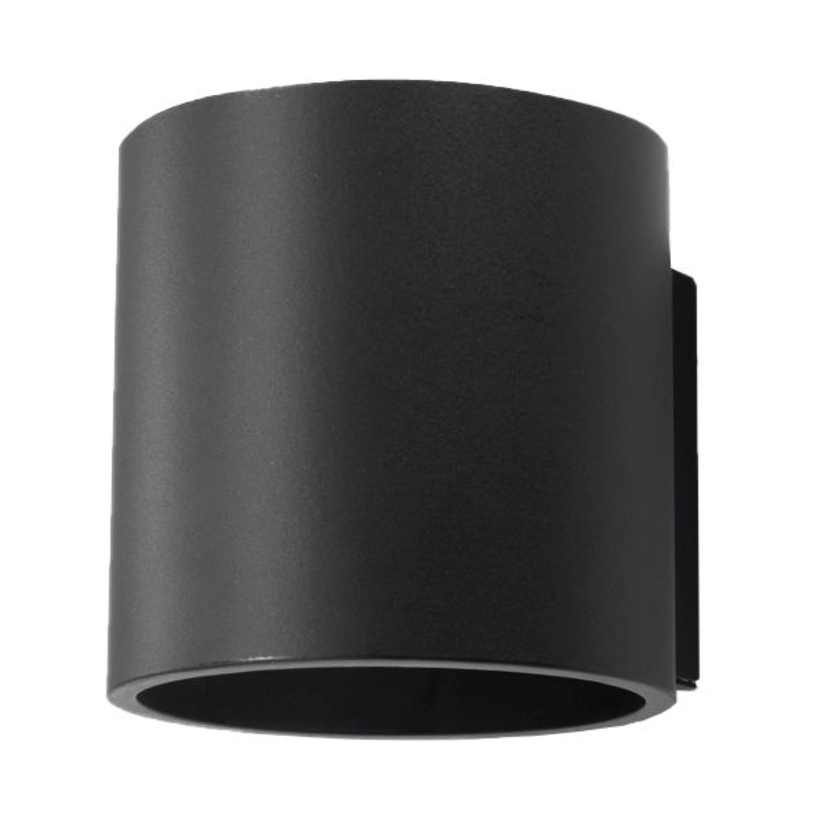 Sollux wandlamp Orbis - 1 lichts - 12 x 10  cm - zwart