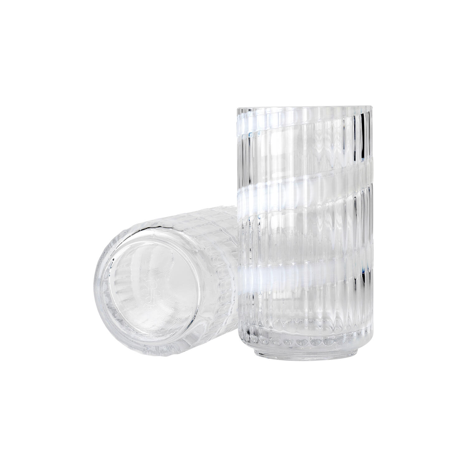 Lyngby Vase, swirl hvid