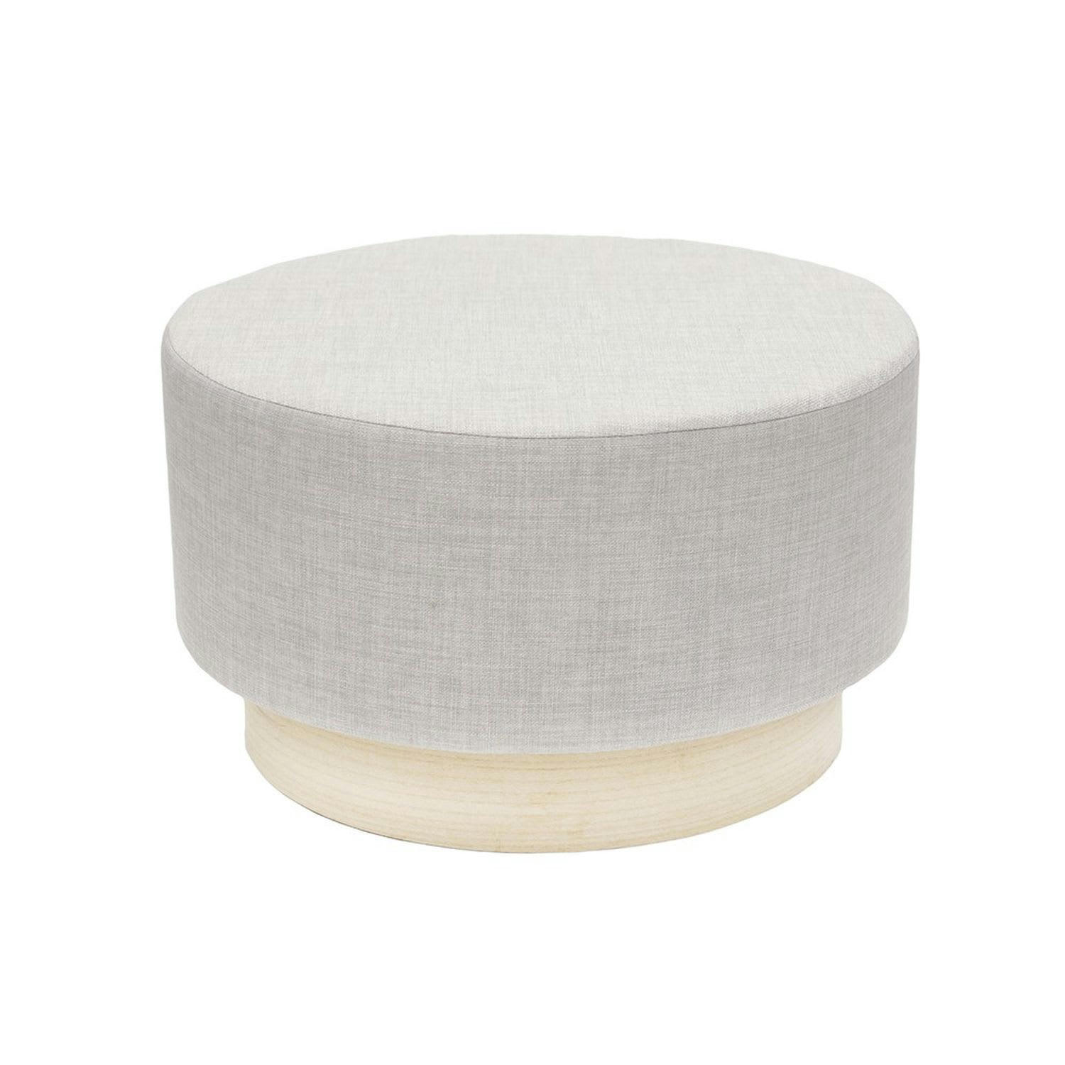 COCOONING - Pouf scandinave diam. 60 cm gris clair