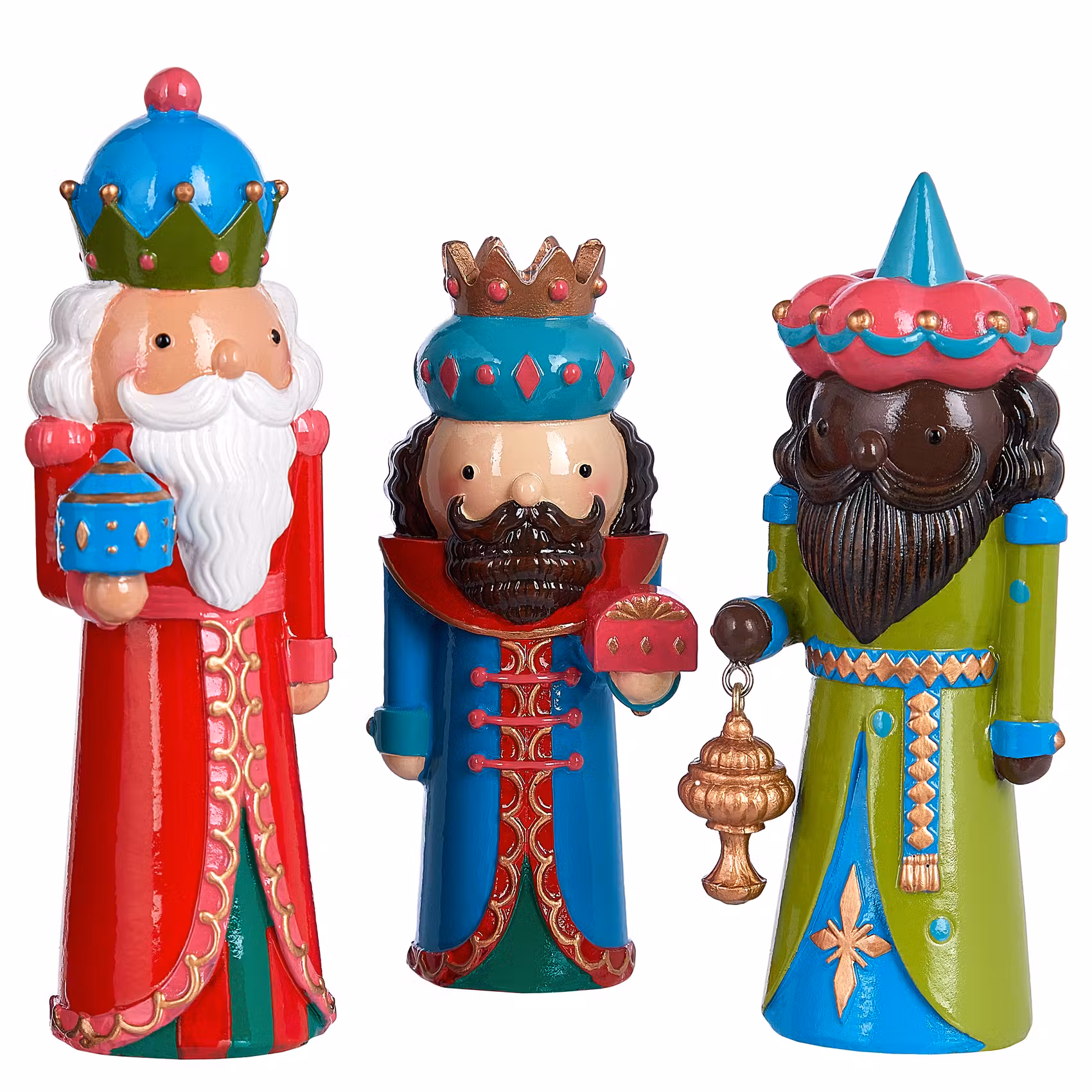 X-MAS Dekofigur König 3-tlg.