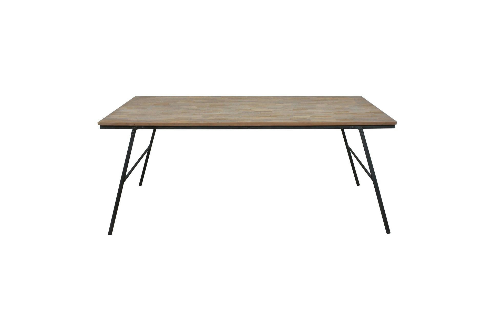 MARKET - Table en teck recyclé beige