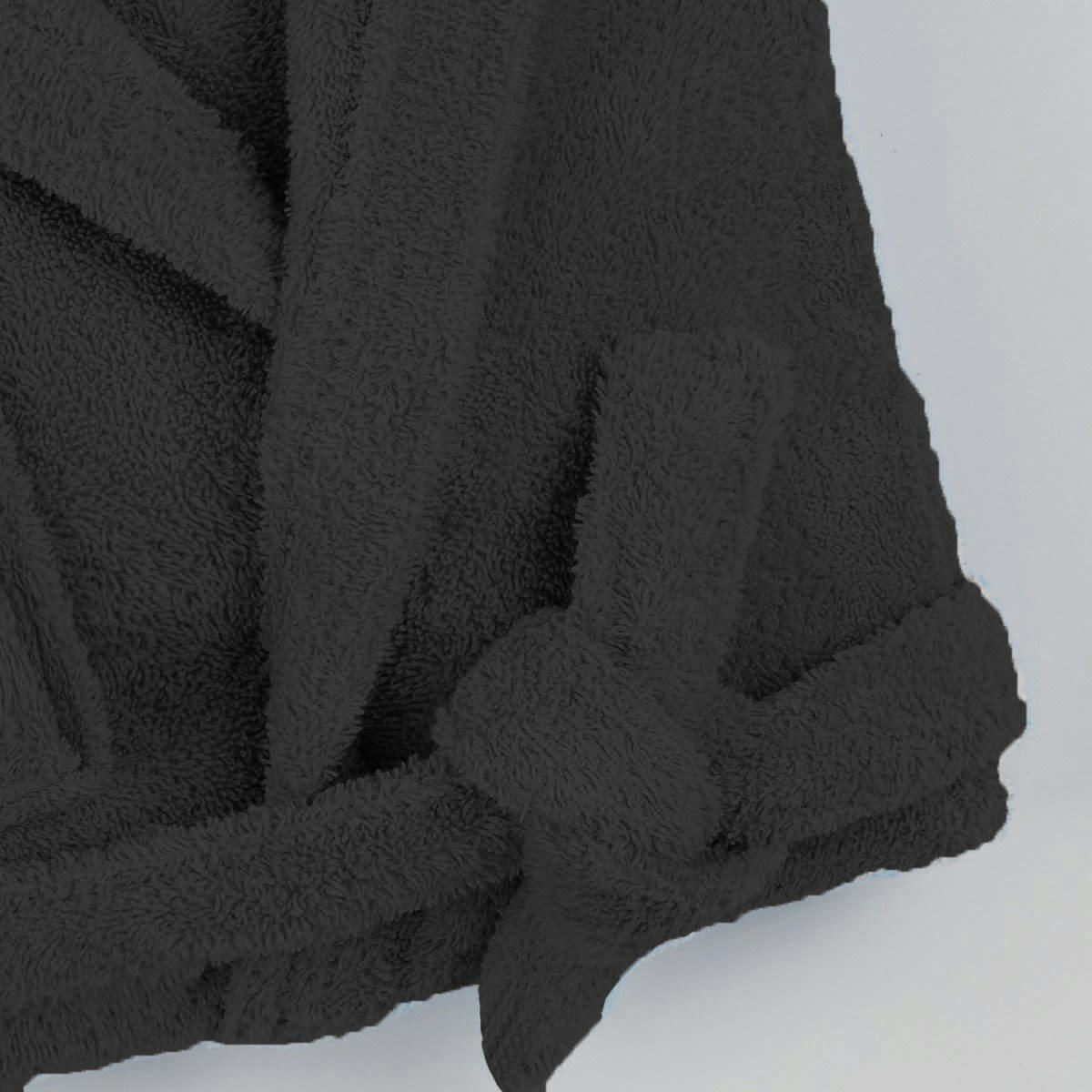 COCOON - Peignoir enfant Cocoon Coton Noir 14 ans